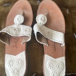 Jack Rogers whipstitched sandals